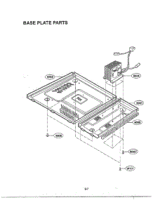 Complete Microwave Assembly Page 6 parts for Lg Microwave MA-1905B from AppliancePartsPros.com