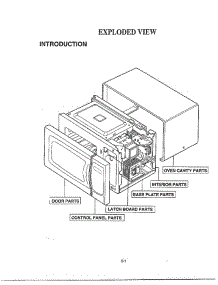 Exploded View parts for Lg Microwave MA-1905B from AppliancePartsPros.com