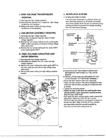 Service Information Page 6 parts for Lg Microwave MA-1905B from AppliancePartsPros.com