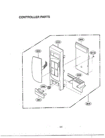 Complete Microwave Assembly Page 2 parts for Lg Microwave MA-1905W from AppliancePartsPros.com