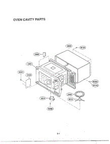 Complete Microwave Assembly Page 3 parts for Lg Microwave MA-1905W from AppliancePartsPros.com