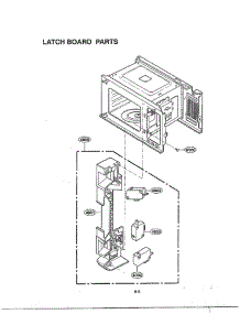 Complete Microwave Assembly Page 4 parts for Lg Microwave MA-1905W from AppliancePartsPros.com