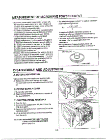 Service Information Page 3 parts for Lg Microwave MA-1905W from AppliancePartsPros.com
