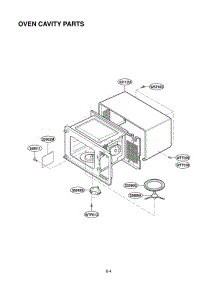 Oven Cavity Parts parts for Lg Microwave MA-2117B from AppliancePartsPros.com