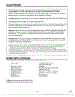 Cautions / Specifications