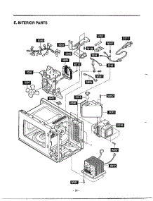 Complete Microwave Page 6 parts for Lg Microwave MA-682M from AppliancePartsPros.com