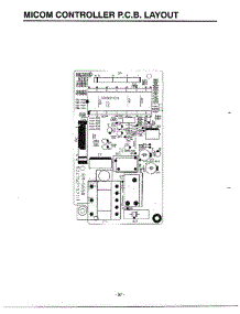 Controller P.C.B. Layout parts for Lg Microwave MA-682M from AppliancePartsPros.com