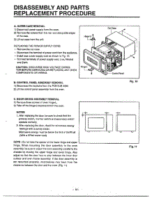 Disassembly / Parts Replacement parts for Lg Microwave MA-682M from AppliancePartsPros.com