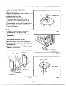Disassembly / Parts Replacement Page 3 parts for Lg Microwave MA-682M from AppliancePartsPros.com