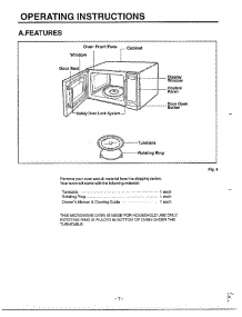 Features parts for Lg Microwave MA-682M from AppliancePartsPros.com
