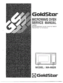 Microwave Service Manual parts for Lg Microwave MA-682M from AppliancePartsPros.com