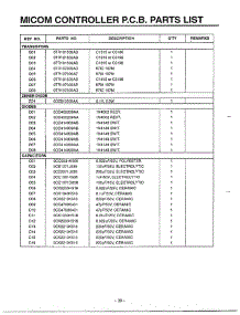 Parts List Page parts for Lg Microwave MA-682M from AppliancePartsPros.com
