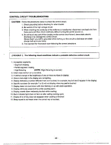 Troubleshooting Guide Page 2 parts for Lg Microwave MA-682M from AppliancePartsPros.com