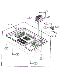 Cabinet Parts parts for Lg Microwave MA-7100W from AppliancePartsPros.com