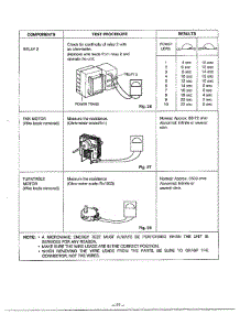 Component Test Procedure Page 3 parts for Lg Microwave MA-844M from AppliancePartsPros.com