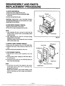 Disassembly / Part Replacement parts for Lg Microwave MA-844M from AppliancePartsPros.com
