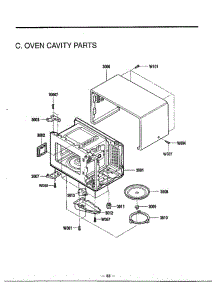 Microwave Complete Page 3 parts for Lg Microwave MA-844M from AppliancePartsPros.com
