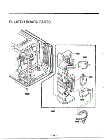 Microwave Complete Page 4 parts for Lg Microwave MA-844M from AppliancePartsPros.com