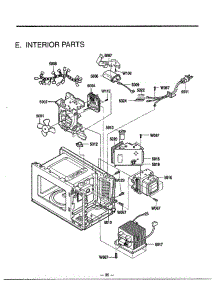 Microwave Complete Page 5 parts for Lg Microwave MA-844M from AppliancePartsPros.com