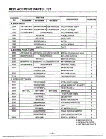 Microwave Complete Page 6 parts for Lg Microwave MA-844M from AppliancePartsPros.com