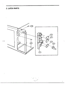 Complete Microwave Assembly Page 3 parts for Lg Microwave MA-860M from AppliancePartsPros.com