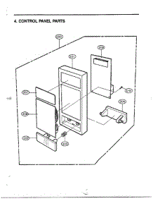 Complete Microwave Assembly Page 5 parts for Lg Microwave MA-860M from AppliancePartsPros.com