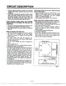 Circuit Description parts for Lg Microwave MA-870MW from AppliancePartsPros.com