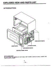 Microwave Complete parts for Lg Microwave MA-870MW from AppliancePartsPros.com