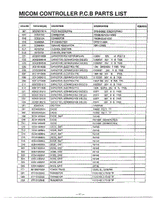 Parts List Page parts for Lg Microwave MA-870MW from AppliancePartsPros.com