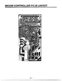 Controller P.C.B. Layout parts for Lg Microwave MA-880MW from AppliancePartsPros.com