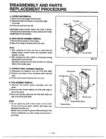 Disassembly / Parts Replacement parts for Lg Microwave MA-880MW from AppliancePartsPros.com