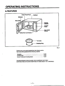 Features parts for Lg Microwave MA-880MW from AppliancePartsPros.com