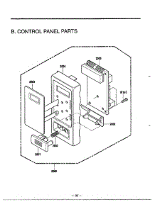 Microwave Complete Page 3 parts for Lg Microwave MA-880MW from AppliancePartsPros.com