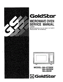 Microwave Service Manual parts for Lg Microwave MA-880MW from AppliancePartsPros.com
