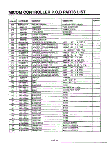Parts List Page parts for Lg Microwave MA-880MW from AppliancePartsPros.com