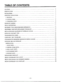 Table Of Contents parts for Lg Microwave MA-880MW from AppliancePartsPros.com