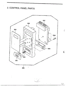 Exploded View And Parts List Page 3 parts for Lg Microwave MA-884M from AppliancePartsPros.com