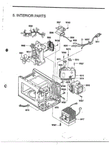 Exploded View And Parts List Page 6 parts for Lg Microwave MA-884M from AppliancePartsPros.com