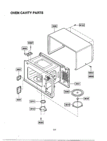 Microwave Complete Page 4 parts for Lg Microwave MA-972M from AppliancePartsPros.com