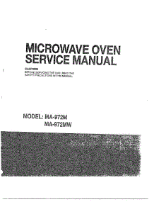 Microwave Oven parts for Lg Microwave MA-972M from AppliancePartsPros.com