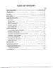 Table Of Contents