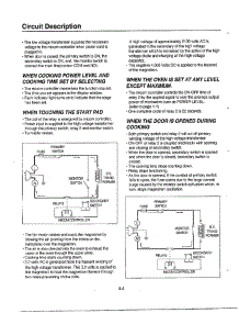 Circuit Description parts for Lg Microwave MA-972MW from AppliancePartsPros.com