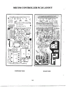 Micom Controller Pcb Layout parts for Lg Microwave MA-972MW from AppliancePartsPros.com