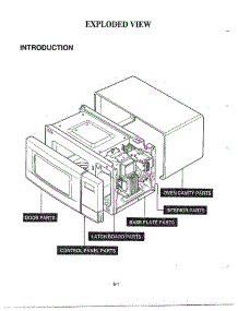 Microwave Complete parts for Lg Microwave MA-972MW from AppliancePartsPros.com