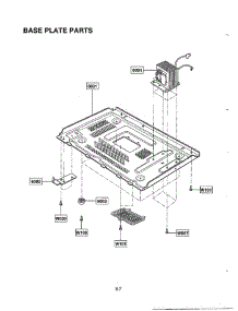 Microwave Complete Page 7 parts for Lg Microwave MA-972MW from AppliancePartsPros.com