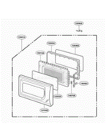 Door Parts parts for Lg Wall Oven MA1012B from AppliancePartsPros.com