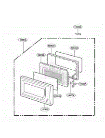 Door Parts parts for Lg Wall Oven MA1020B from AppliancePartsPros.com