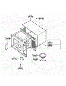 Oven Cavity Parts parts for Lg Wall Oven MA1020B from AppliancePartsPros.com