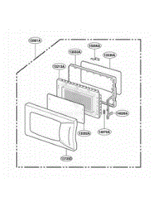 Door Parts parts for Lg Wall Oven MA1101BRV from AppliancePartsPros.com