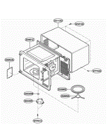 Oven Cavity Parts parts for Lg Wall Oven MA1112W from AppliancePartsPros.com